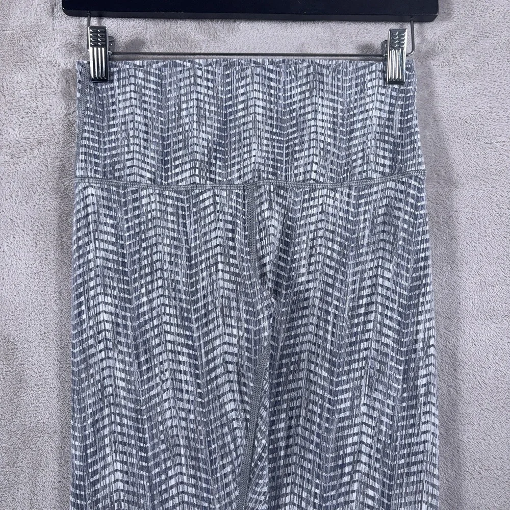 Lululemon Leggings Womens 6 Gray Geometric Performance Training Lounge